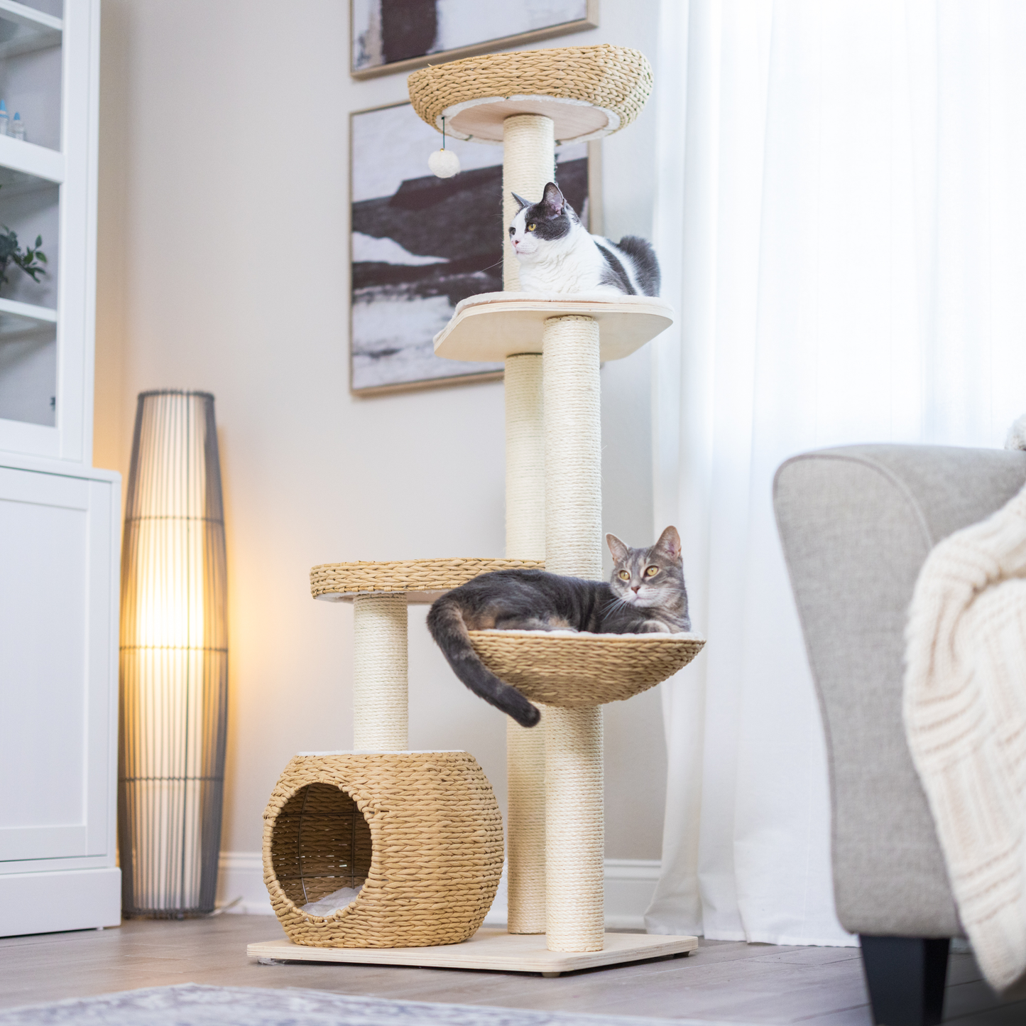 Abbie - Arbre à chat en contreplaqué