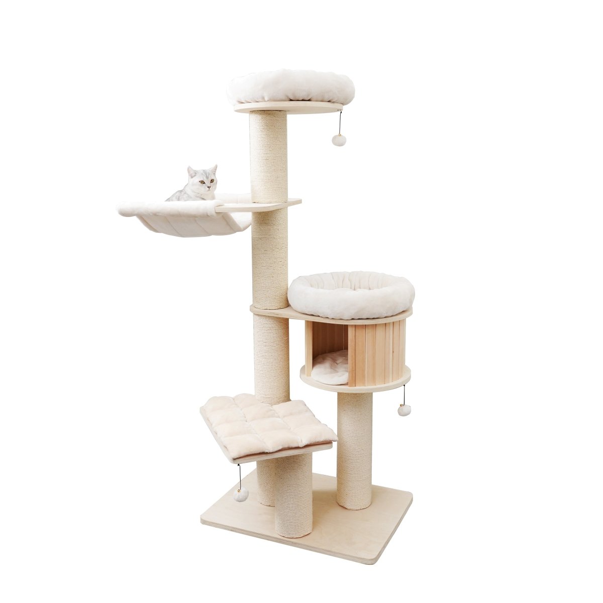 Ollie 175 cm - Plywood Cat Tree - AGILE