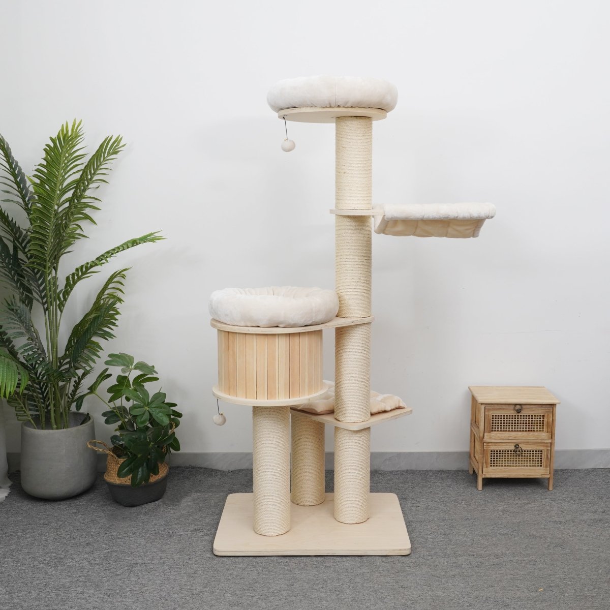 Ollie 175 cm - Plywood Cat Tree - AGILE