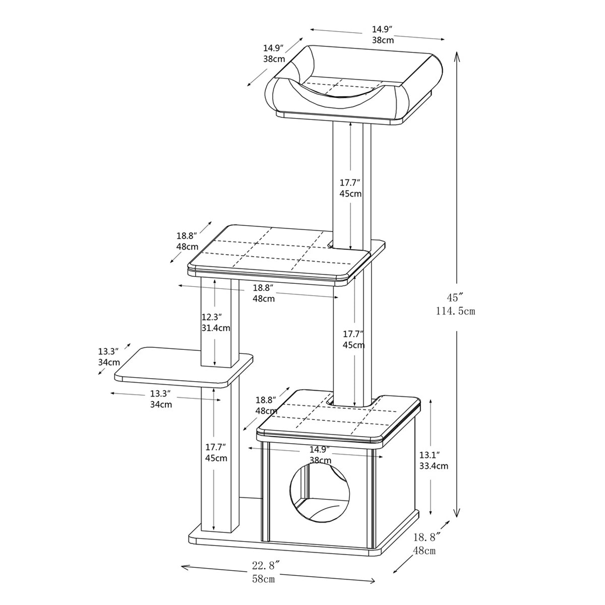 Diy Cat Tower Plans Diy Cat Tower Cheap Cat Posts Easy Making A