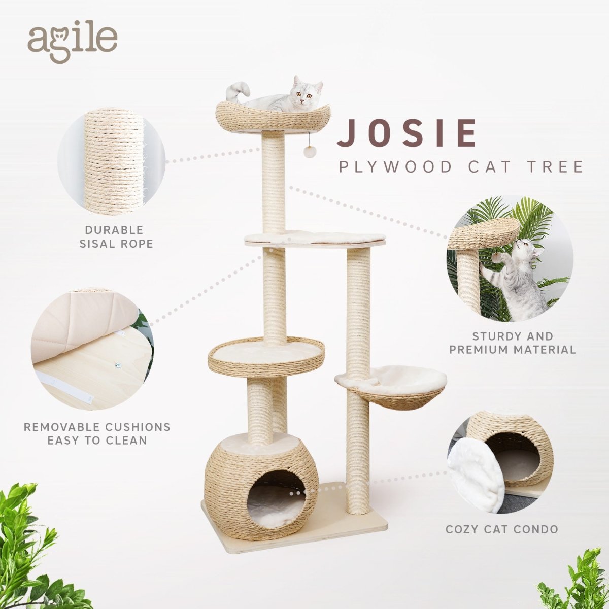 Natural home clearance iii cat tree